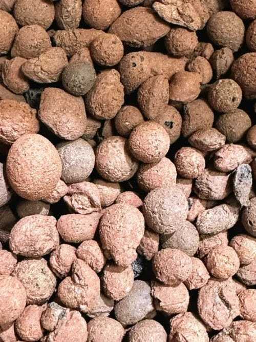 leca clay pebbles brown hydro small balls 3 litres