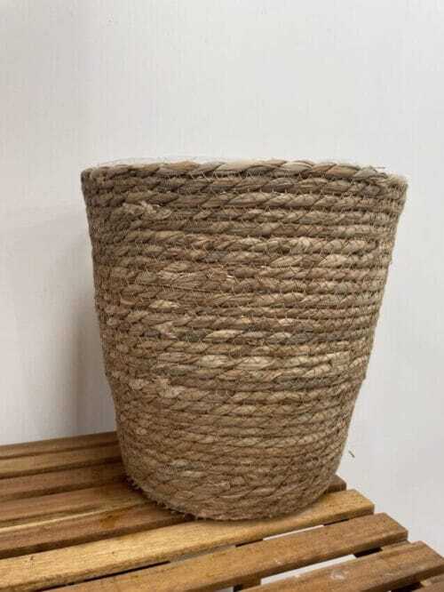 extra large rustic rattan planter for 27cm pot